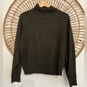 Harvé Bernard Wool Blend Mock Sweater